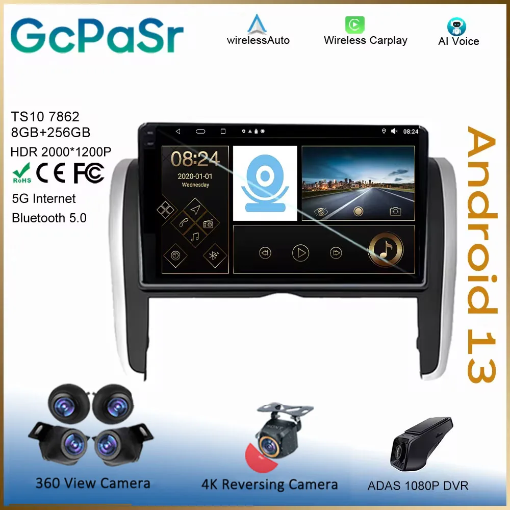 

Car Android 13 For Toyota Allion T260 2007 - 2020 Head Unit Multimedia RHD Dash Cam Carplay Auto High-performance 7862 QLED BT