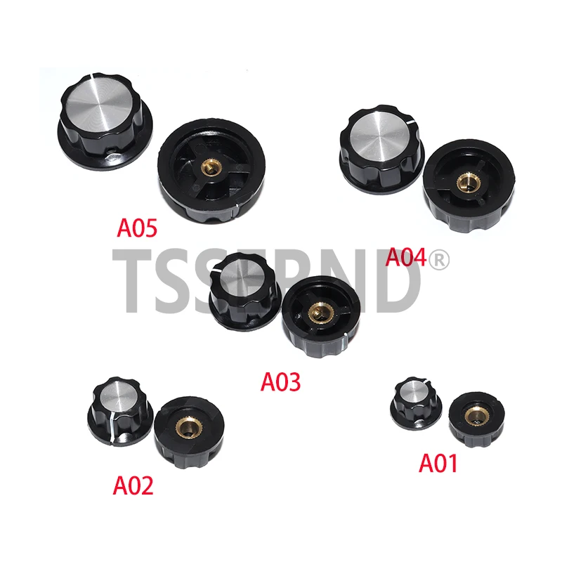 2Pcs WH118/WX050  MF-A01 MF-A02 MF-A03 MF-A04 MF-A05 Potentiometer KnobRotary Switch Electronic 6mm