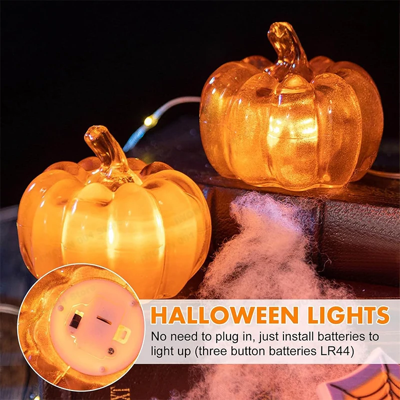 Halloween Decorations LED Pumpkin Lanterns Led Decoration Props Desktop Ornaments For Decor Party  decoration