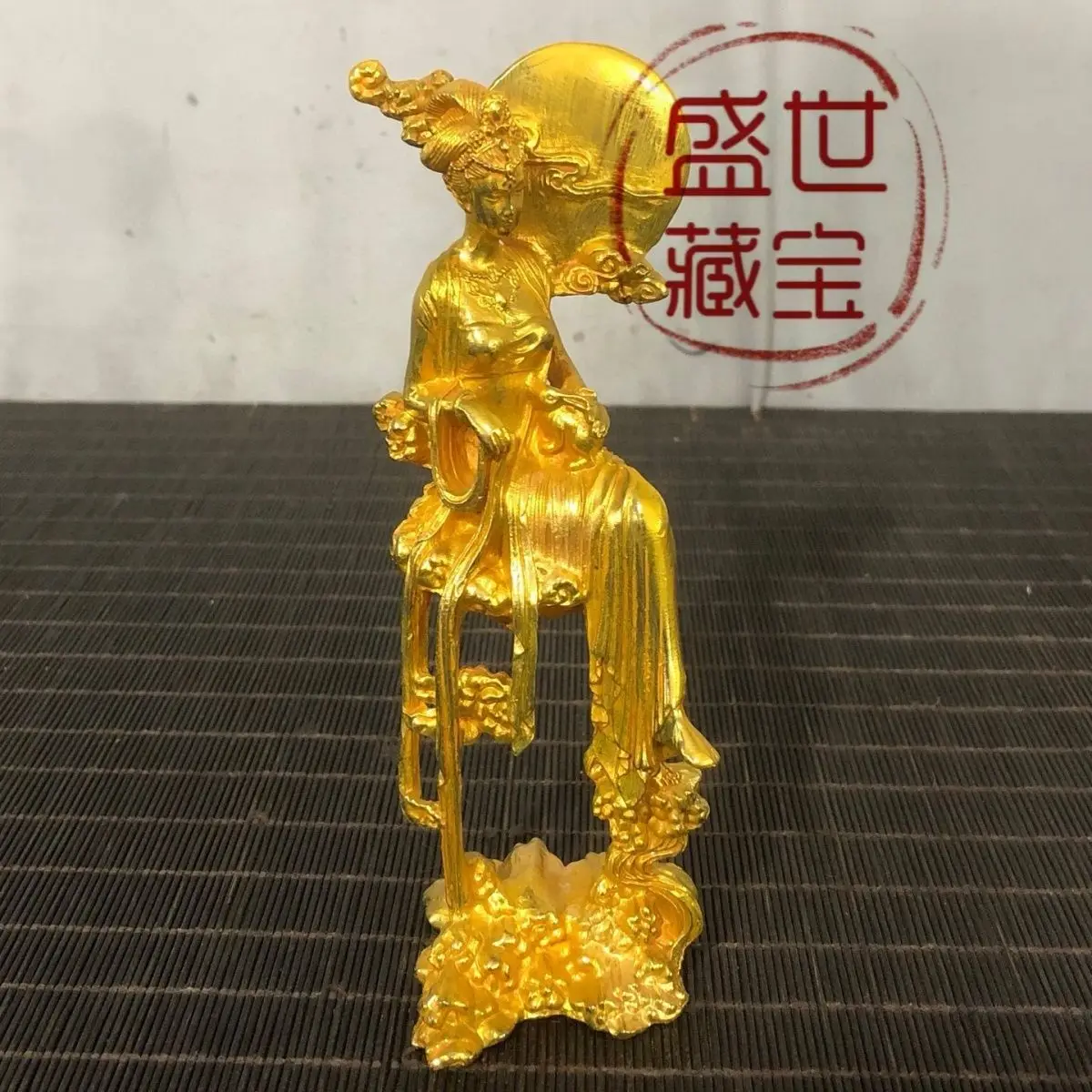 Chang'e Moon Goddess Ornament Decoration Tea Pet Figurines Desk Decor Accessories