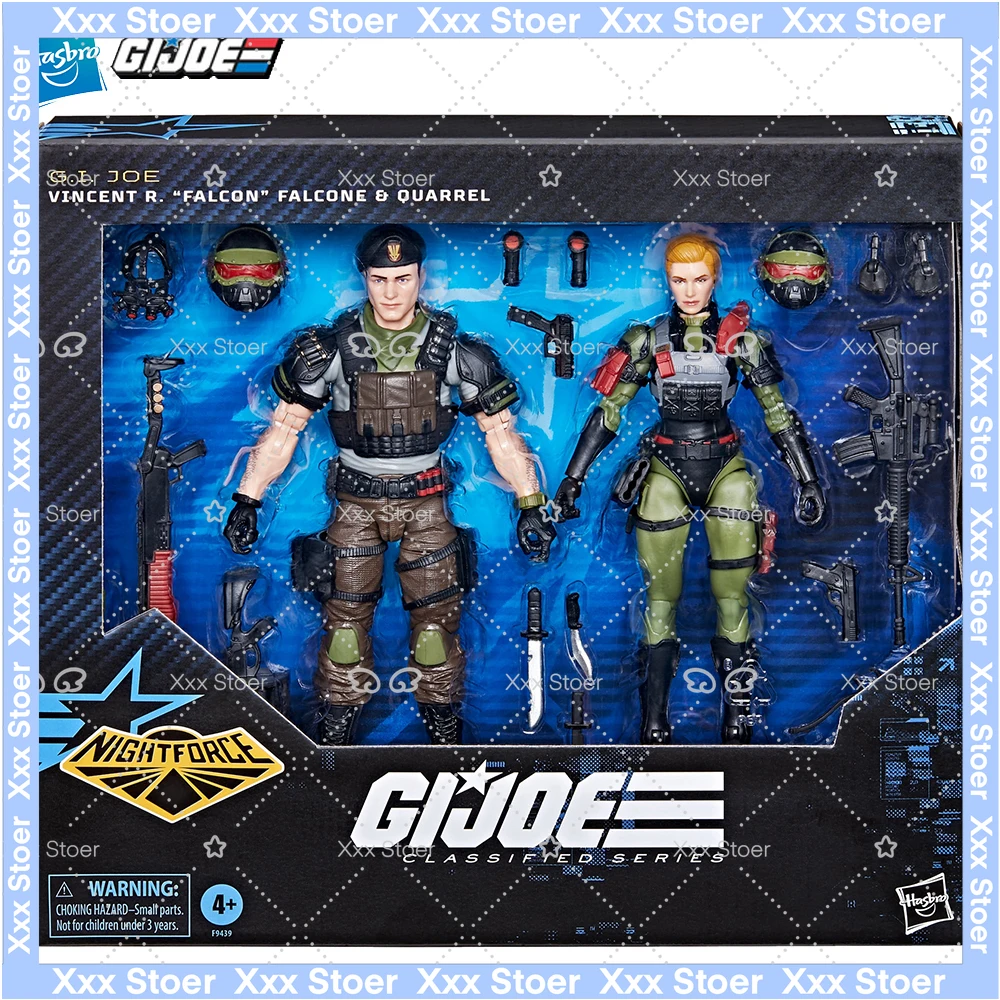 

В наличии: Фигурка для Hasbro G.I. Серия Джо Классифайд # Модель 138 Night Force Vincent R Falcone & Quarrel, 15 см