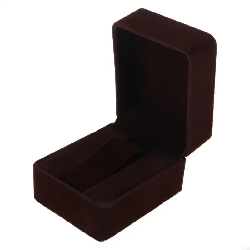 X7JB Vintage Watch Storage Case Handmade Watch Box Container Flannelette Box Accessory Holder