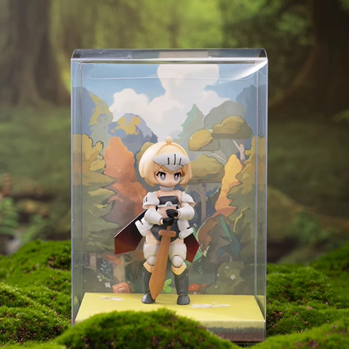 

HIPLAY PR Otherworld Novice Warrior Anime Style Travelogue 01 Renee Brown Highly Poseable Model Kit