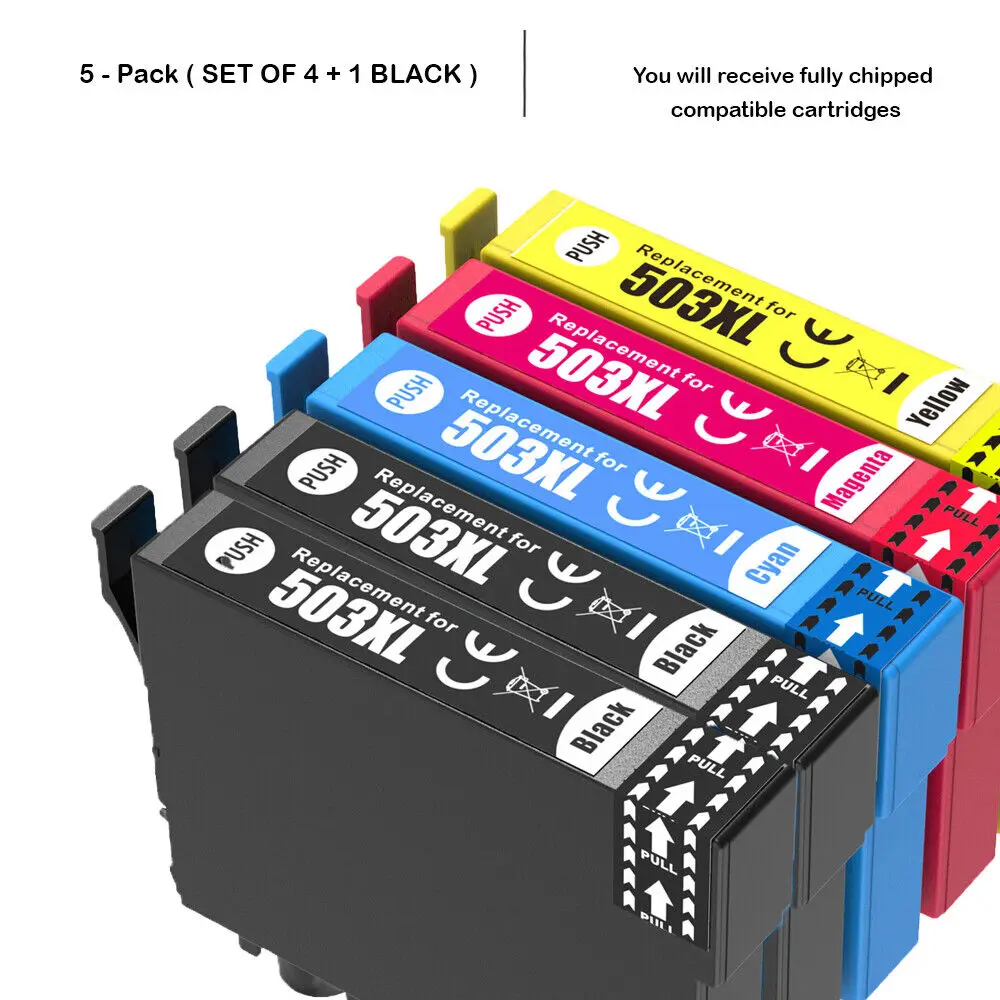 503XL Ink Cartridge Compatible for Epson 503 XL Ink for Expression Home XP-5200 XP-5205 XP5200 Workforce WF-2960 WF-2965