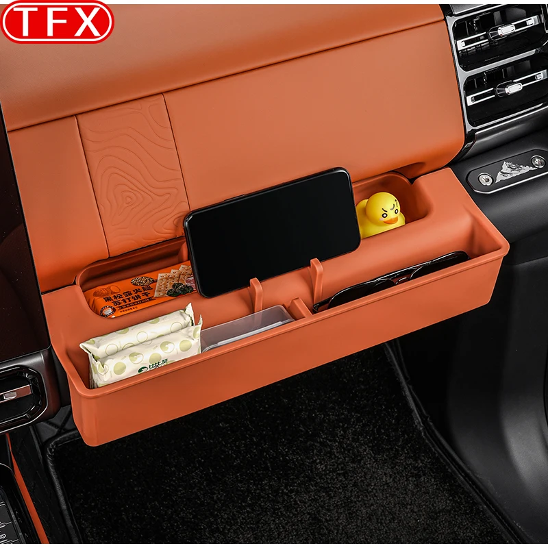For Jetour G700 2025 2026 Car Passenger Side Silicone Storage Box Dashboard Organizer Pad Interior Modification Accessories