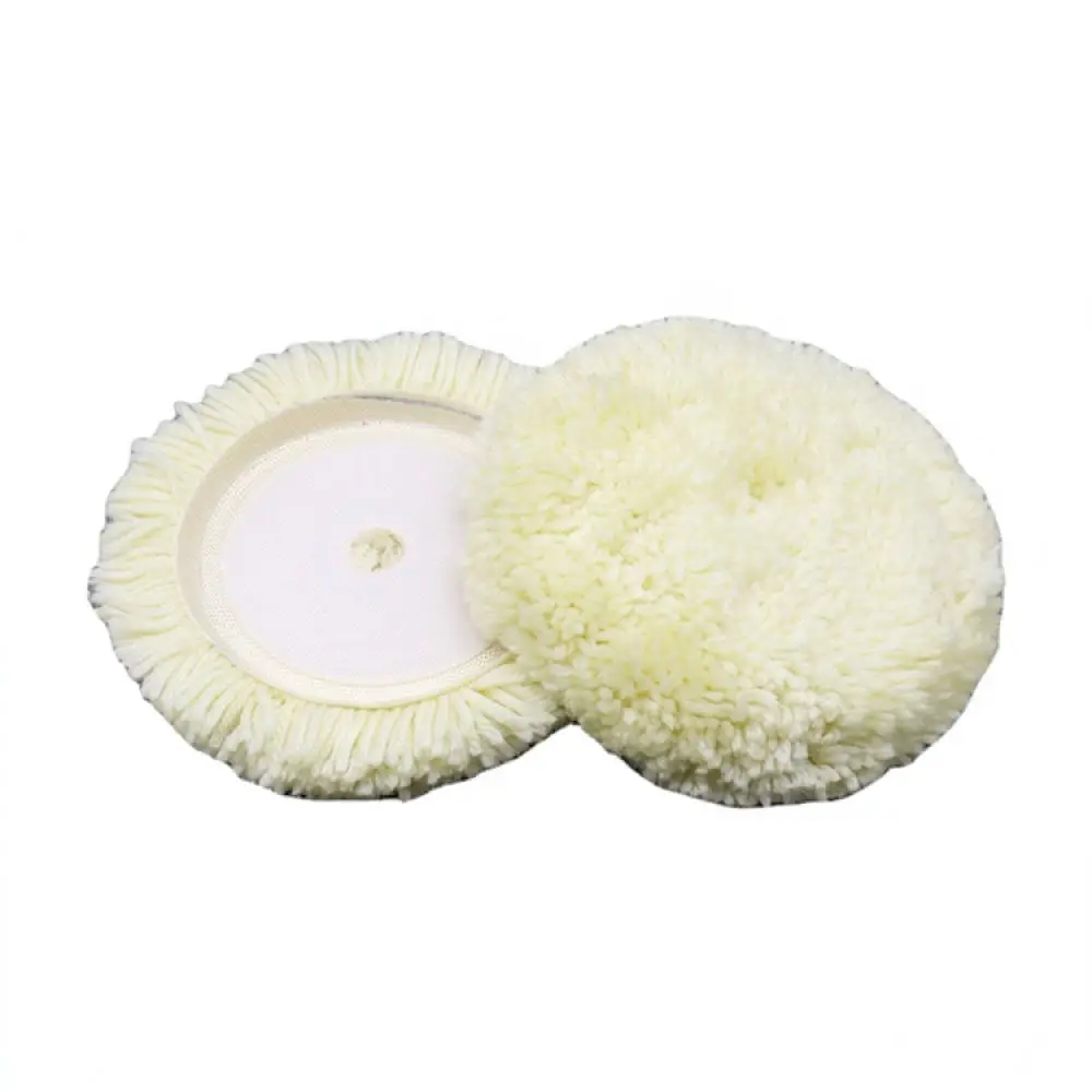 For For XINZHITONG High Density Wool Buffing Disc Self Adhesive Polishing Wheel Auto Paint Mirror Finish Scratch Repair Tool