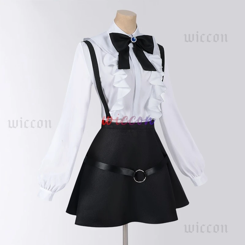 Anime Girumasu Alina Clover Cosplay Costume Wig Skirt JK Uniform Headwear Executioner Halloween Party Women Girls Props