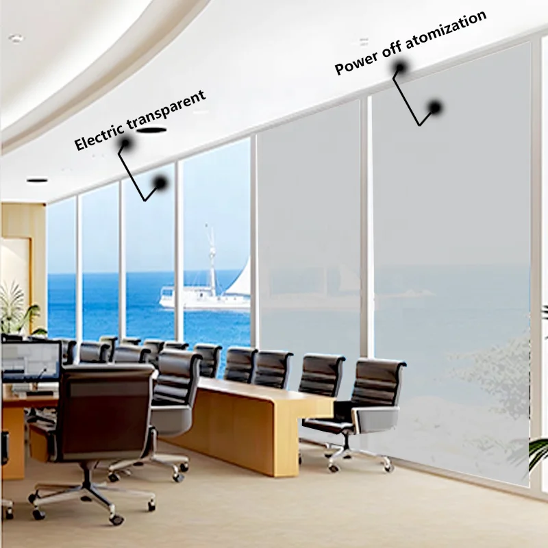 Self-Adhesive Electronic Switchable Smart Film PDLC Remote Control Tint Film Smart Window Film for Room Glass Decorative