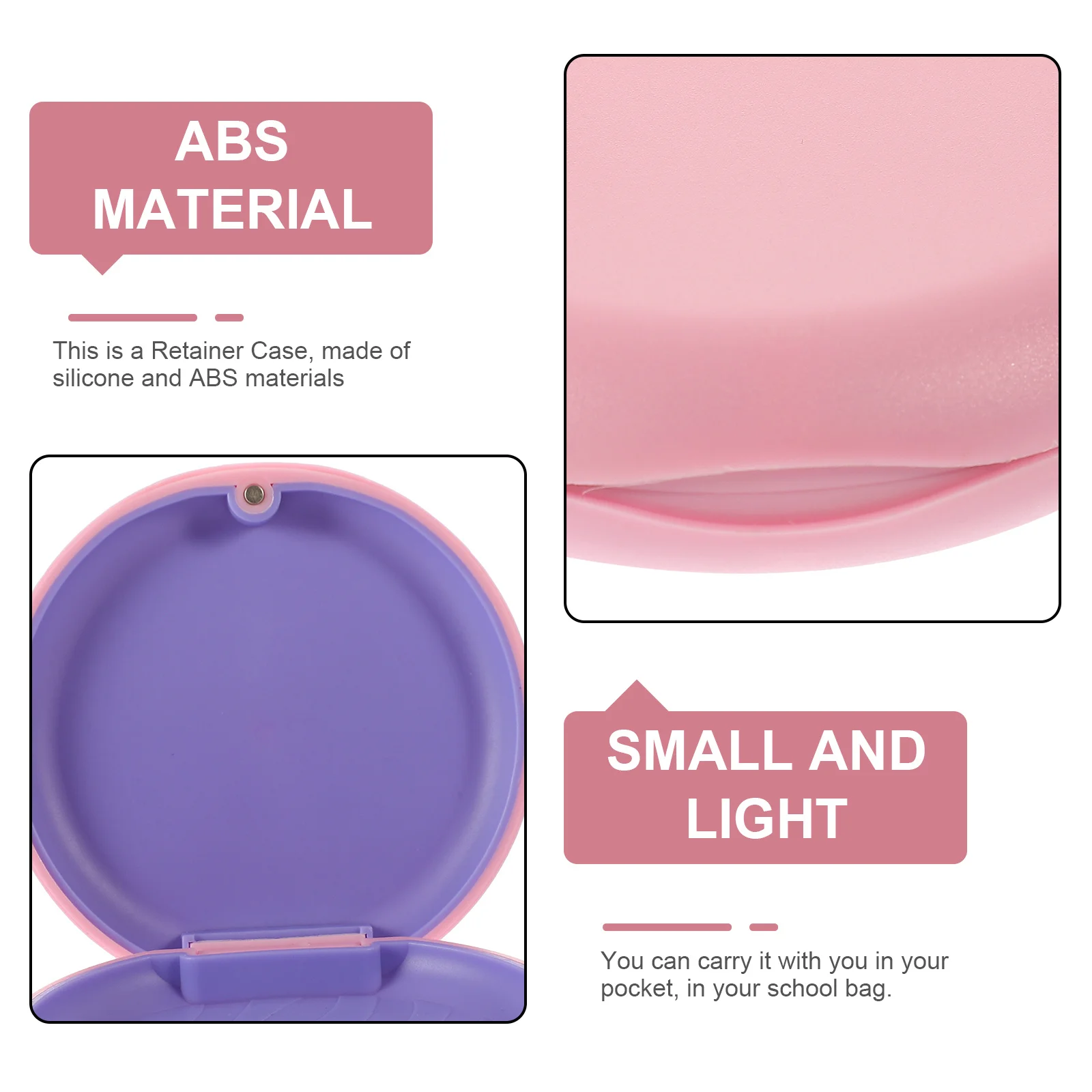 

Retainer Case Strong Lightweight Denture Box for Safe Storage Portable Design Ideal for Travel Outdoor Use Professional Denture