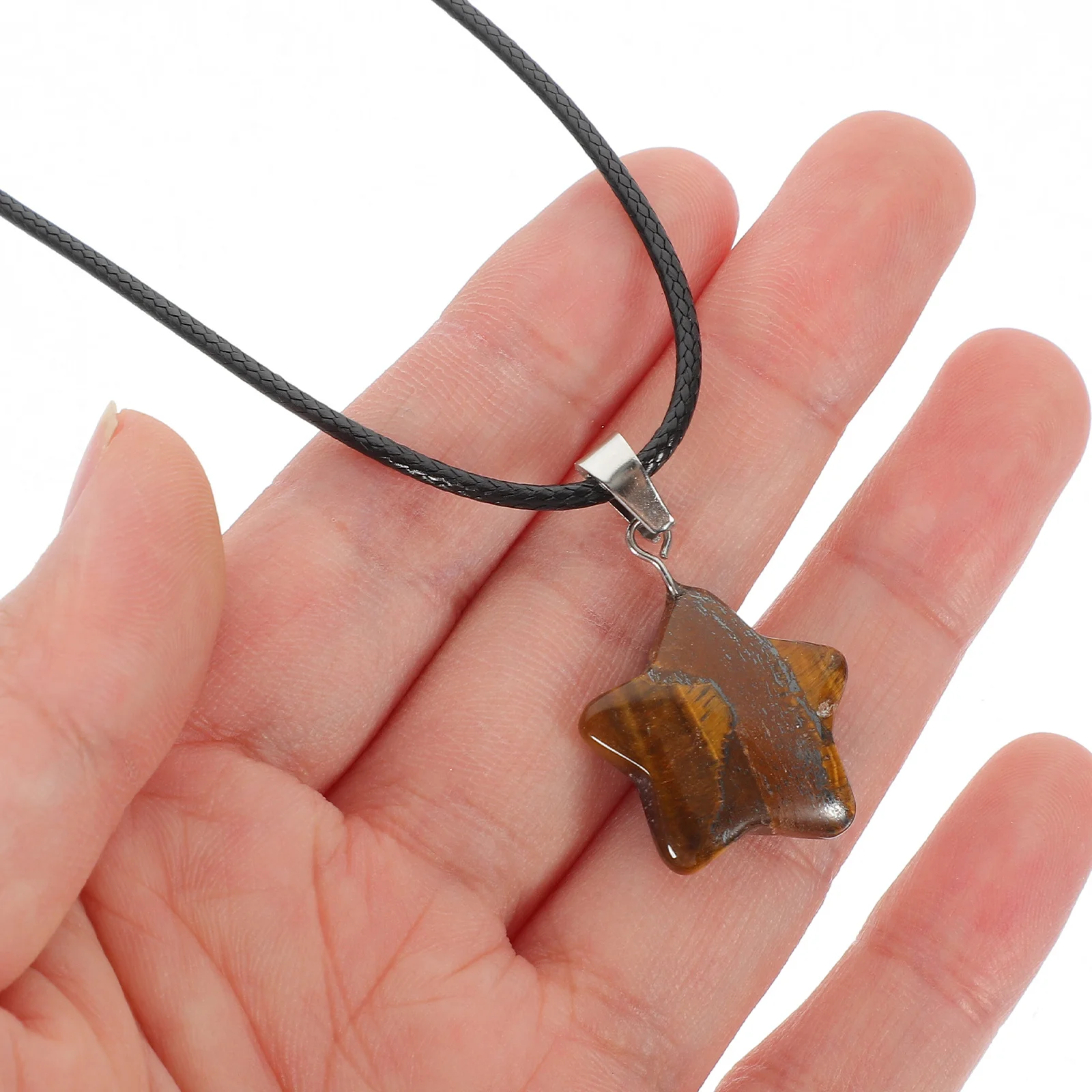 قلادة على شكل نجمة مجوهرات إبداعية فريدة من نوعها عصرية للنساء والفتيات والعرائس وقلادة على شكل نجمة هدية عيد ميلاد وحفلات الزفاف #5