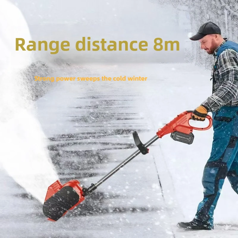 Electric Hand-push Snow Blower Portable Winter Snow Sweeper School Road Home Snowing Clearing Machine Household Removal Tools