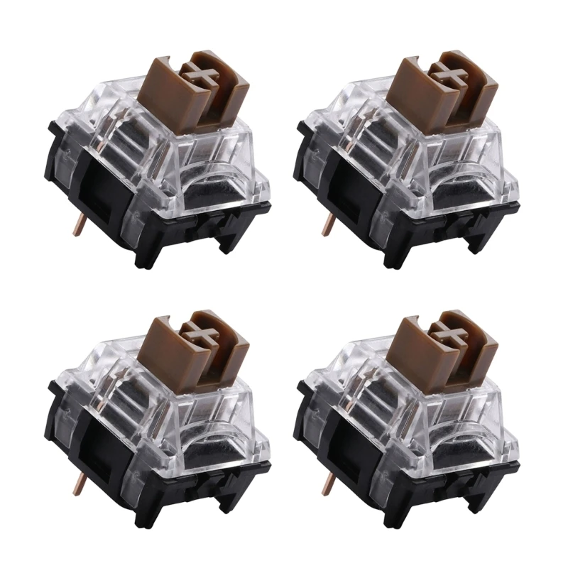 4/10Pieces Gaming MX Switches TTC Silent Brown V2 3Pin Dustproof Mechanical Keyboard Switches Force DropShipping