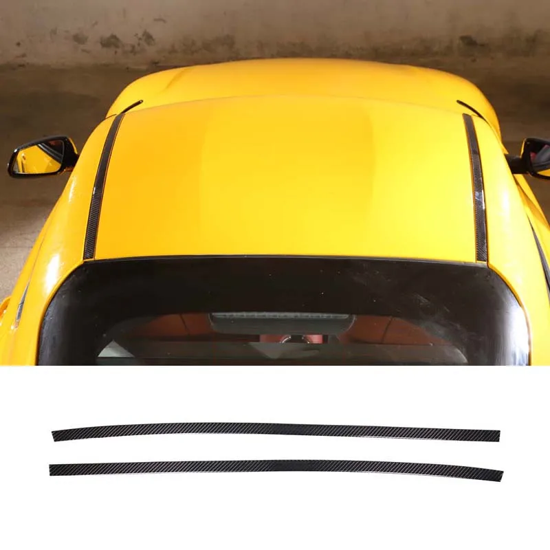 

For 2019-2022 Toyota GR Supra MK5 A90 Soft Carbon Fiber Car Styling Roof Trim Sticker Car Exterior Protection Accessories