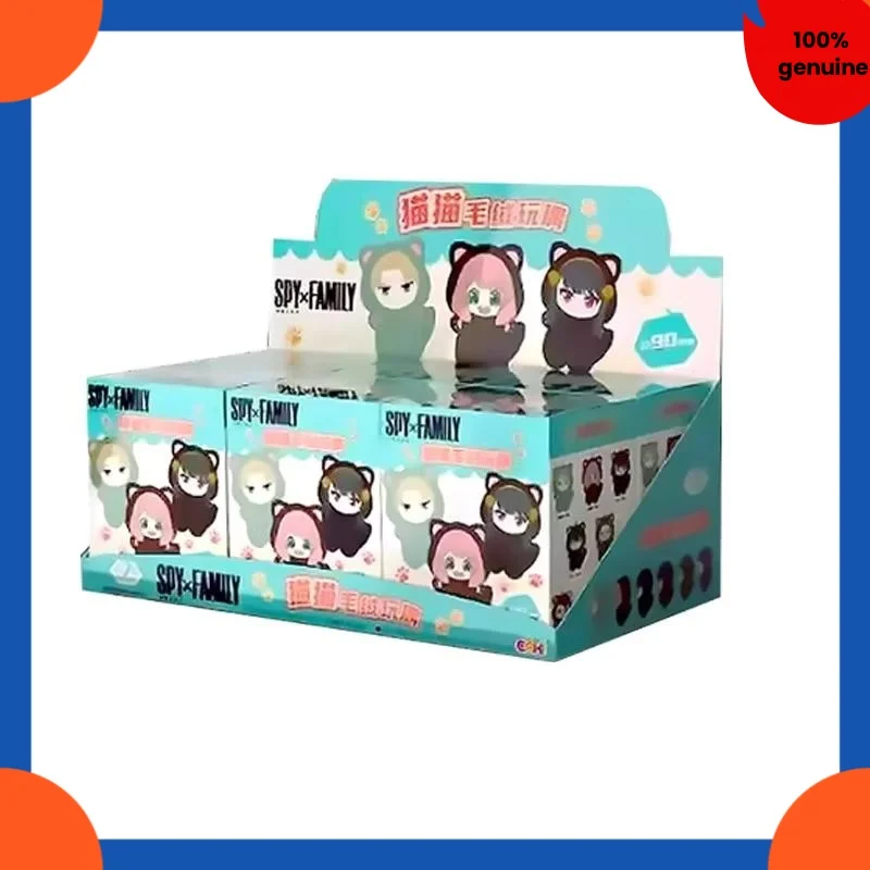 

Anime Spy×Family Plush Doll Blind Box Ania Figures Becomes Cute Cat Plush Doll Pendant Kawaii Girl Birthday Present Surprise Box