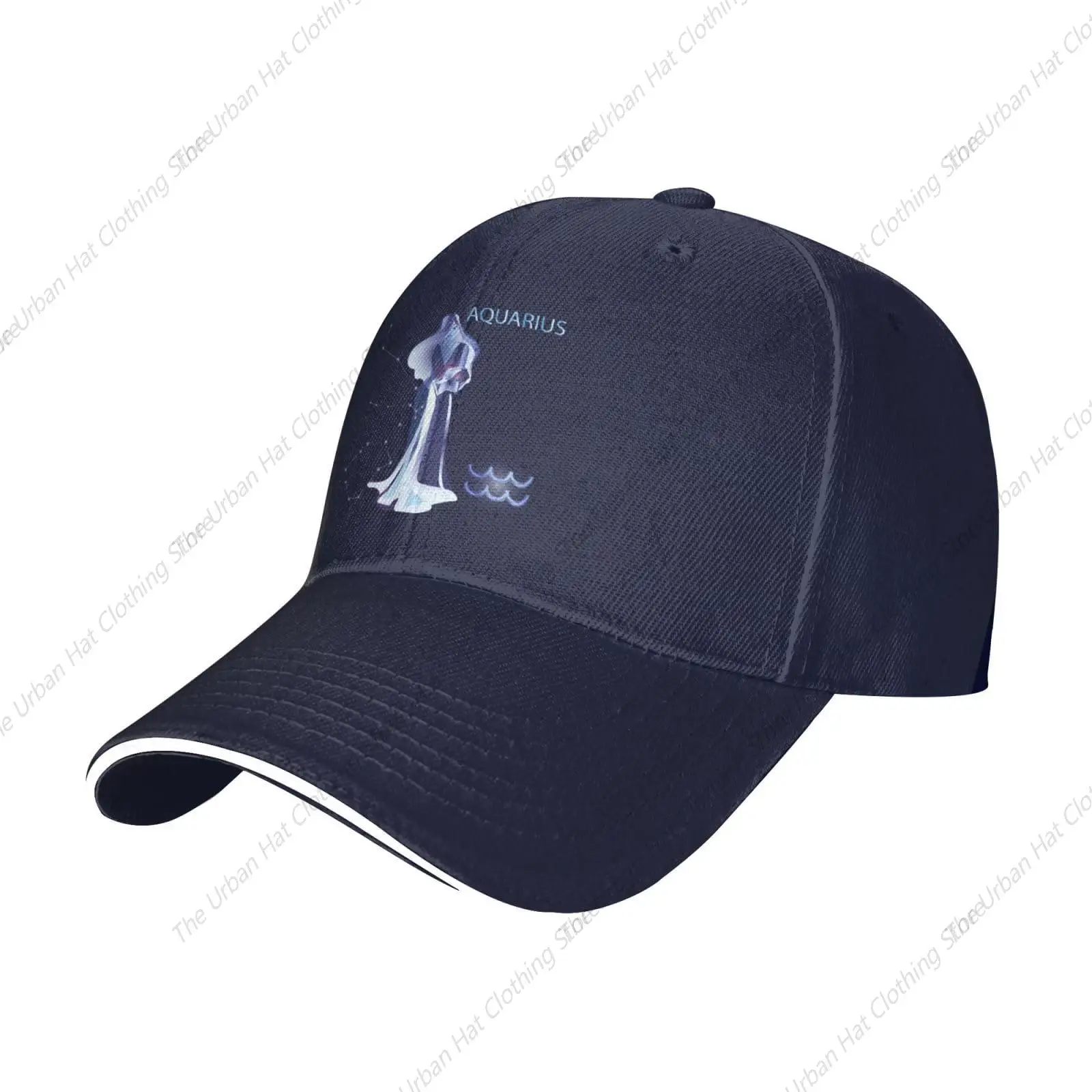 Aquarius Zodiac Sign Baseball Cap Women Men Hats Adjustable Truck Driver Sun Hat