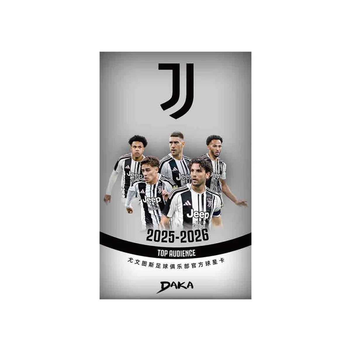 2025-2026 DAKA Juventus TOP AUDENCE Filippo Inzaghi verzamelkaart voetbalclub Giorgio Chiellini spelerskaart cadeau