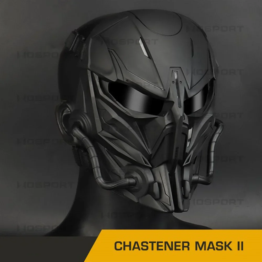 

Tactical Chastener Mask II Airsoft Full Face Protective Mask Military Wargame Paintball Cosplay Face Shield