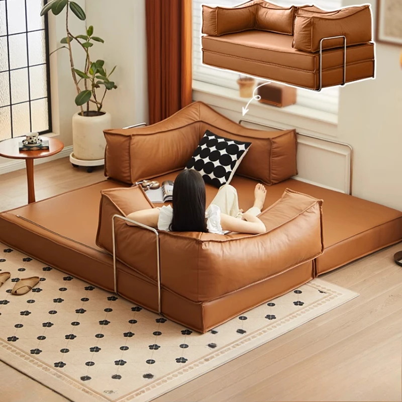Designer Modern Sofas King Wooden Nordic Foldable Couch Sofa Bed Luxury Lounge Modern Divano Soggiorno Living Room Furniture