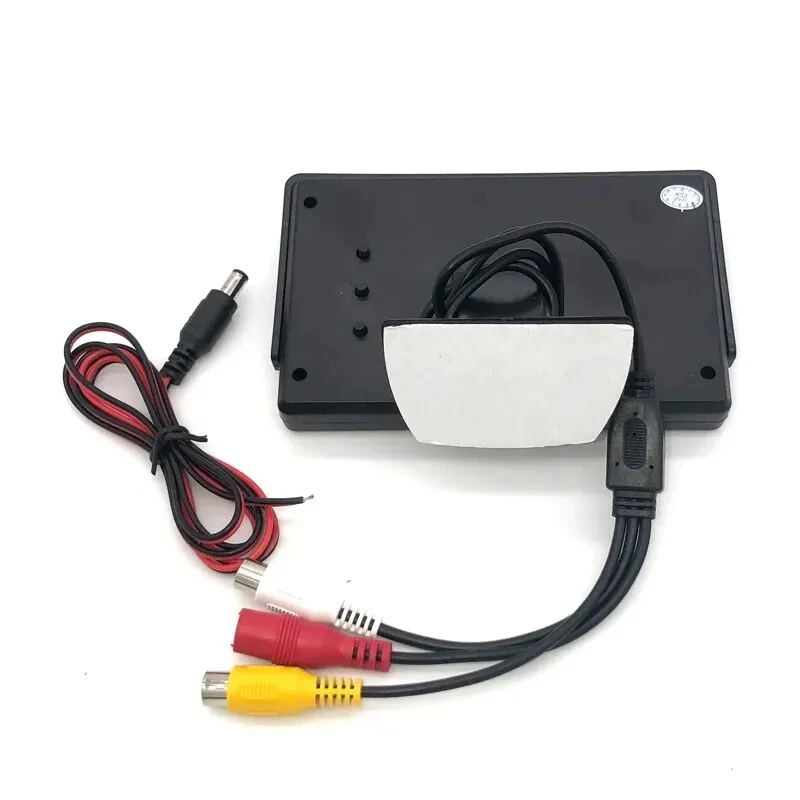HOMEFISH 4.3in Car Display Easy to Install High-definition Reversing Image Universal Machine Display
