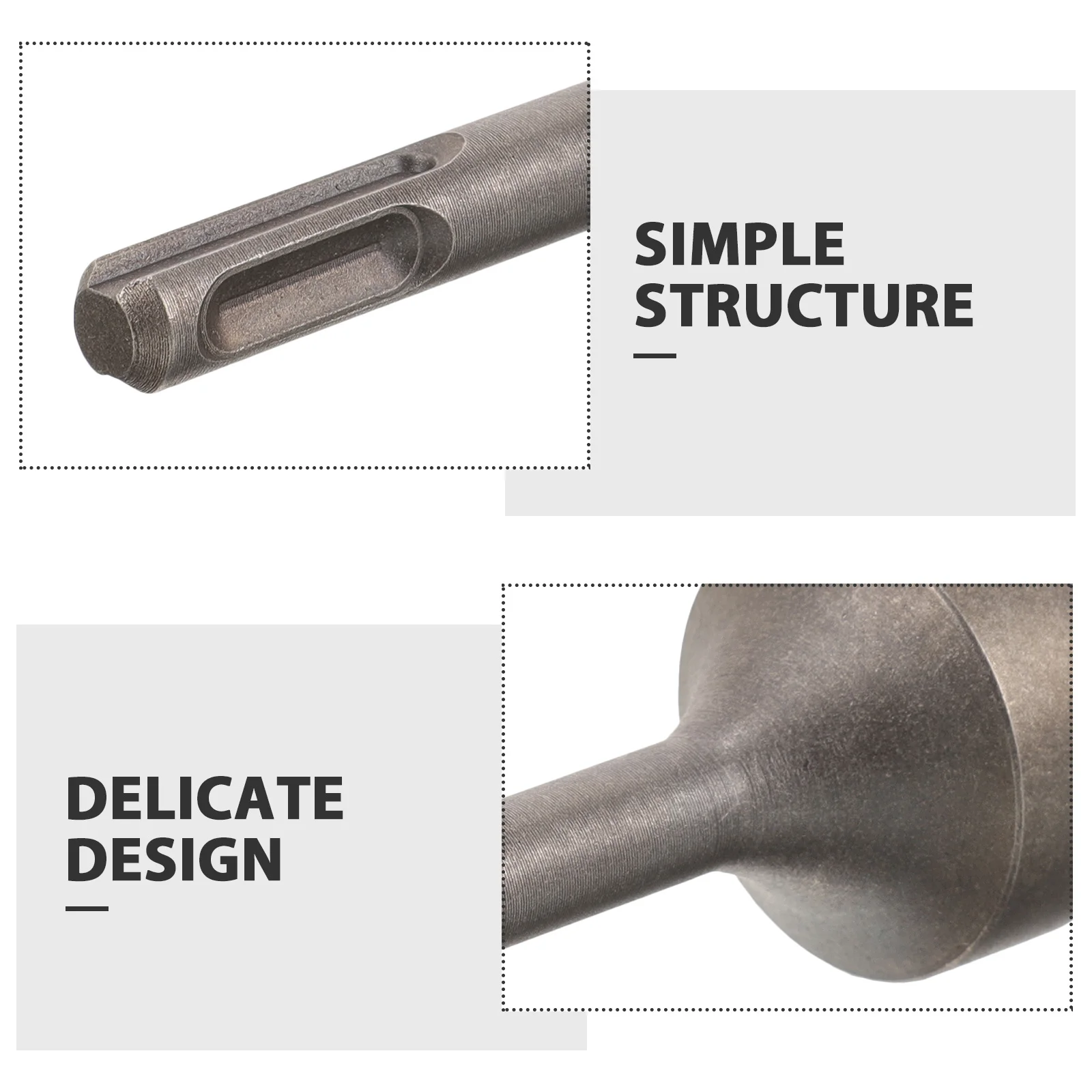 Ground Rod Driver Hammer Drill Replacement Stainless Steel Rotary Hammer Pole Driver Tool Stainless Steel Rod Drivers