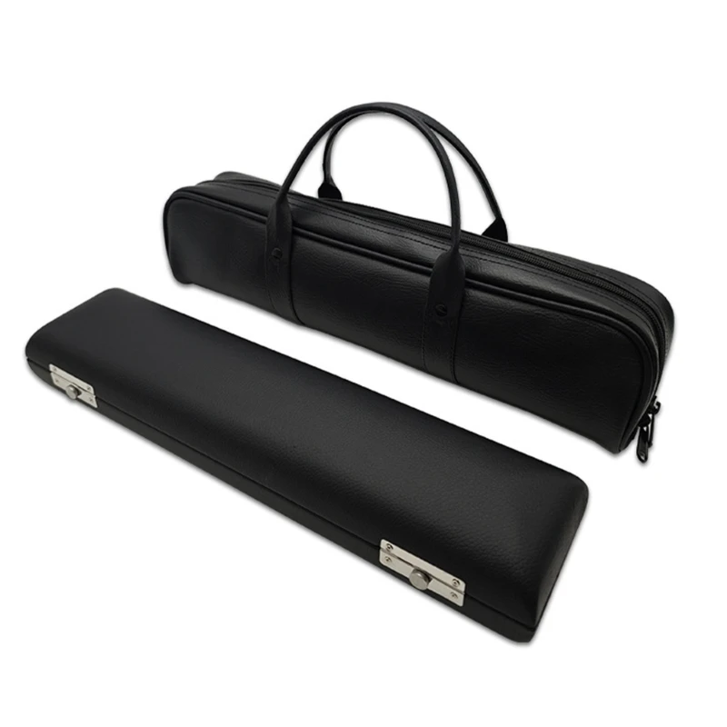 

PU Leather Flute Storage Case Flute Box Flute Protective Handbag Padded Bag