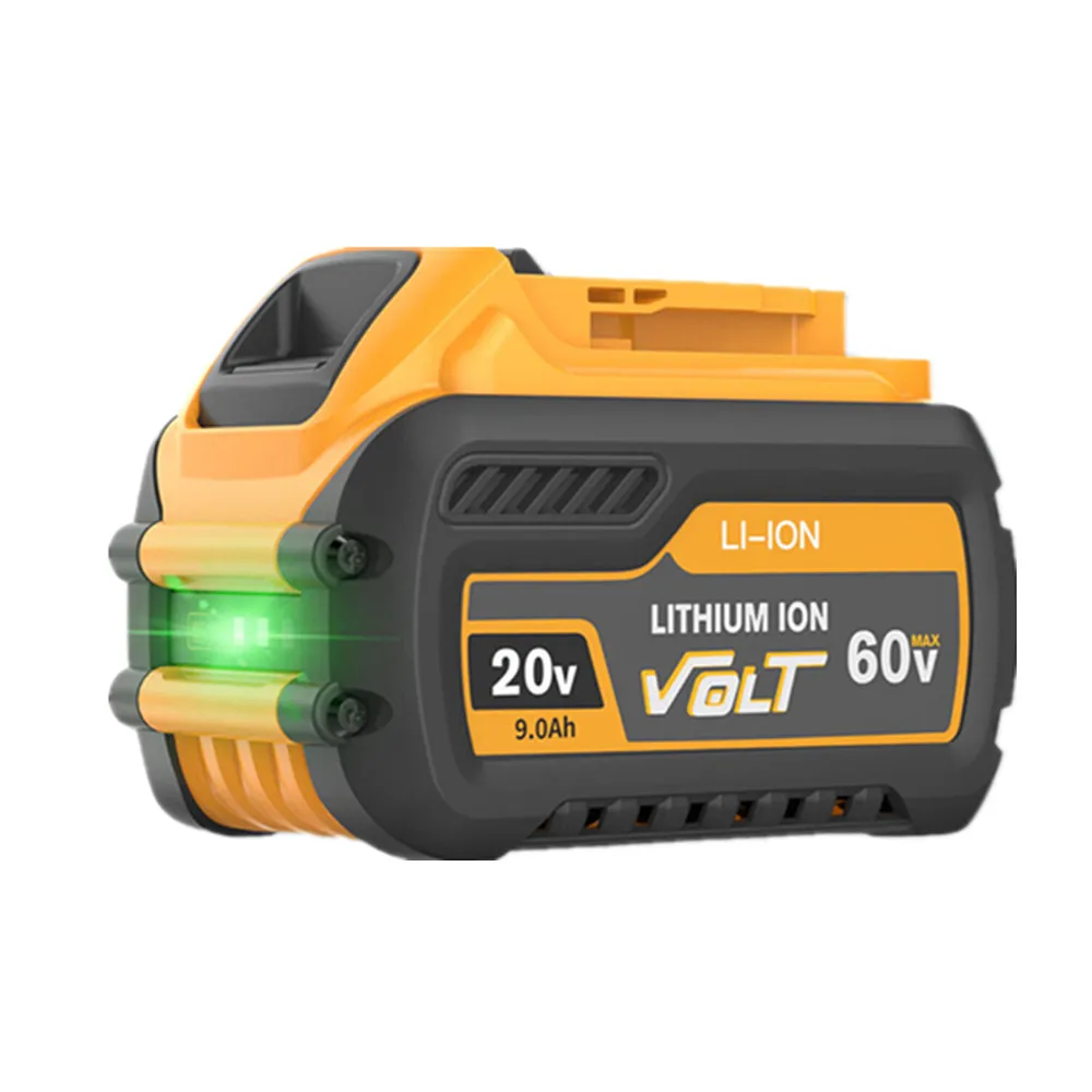 1/2/4PACK 9.0Ah DCB609 بديل لبطارية De-walt Flexvolt 20V/60V MAX XR المتوافقة مع DeWalt Flex-Volt DCB609 DCB612