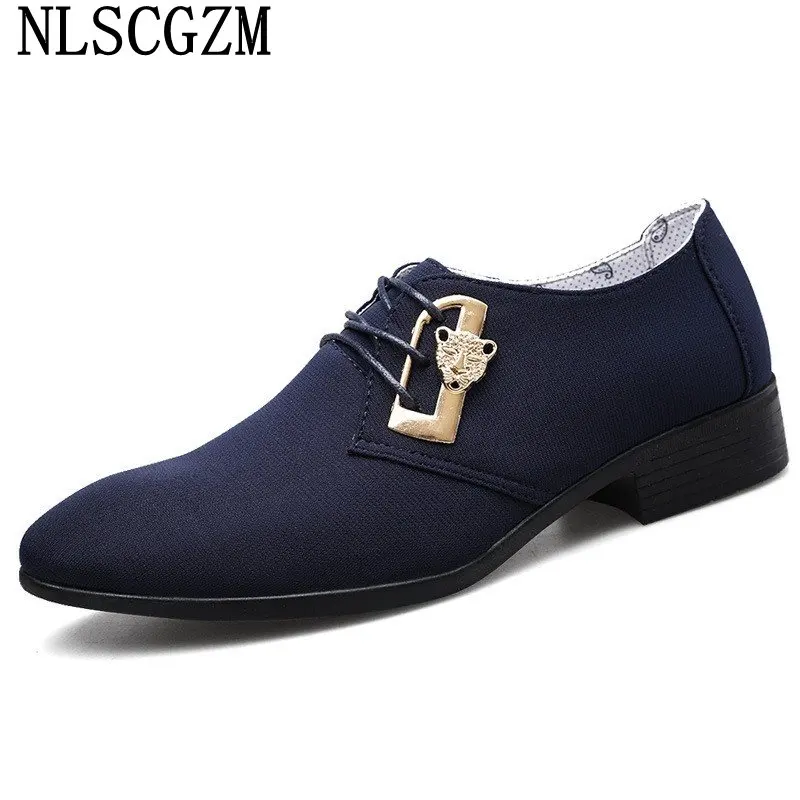 Luxury Brand Classic Oxford Shoes For Men Breather Canvas Shoes Men Formal Wedding Mens Dress Shoes Herren Schuhe Sepatu Pria