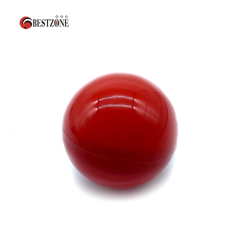 100Pcs 75MM 2.95Inch Plastic PP Capsule Toys Surprise Ball Red Kids Gifts For Gumball Vending Machine Kids Gift Gashapon Machine