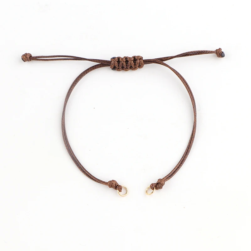 20 stks/partij Handgemaakte Wax Draad Gevlochten Armband Verstelbare Waxkoord Hanger Ketting voor DIY Handgemaakte Armband Accessoires Sieraden