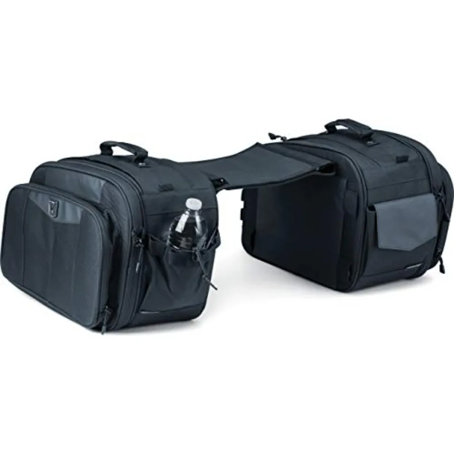 

Расширяемый мотоциклетный дорожный багаж: устойчивые к атмосферным воздействиям седельные сумки, черные для Ridi на большие расстояния