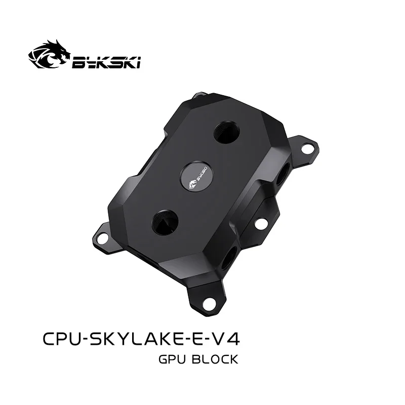 Bykski CPU Water Cooling Block use for INTEL LGA3647/SKYLAKE Socket/Copper Radiator Water Cooling/POM Version CPU-SKYLAKE-E-V4