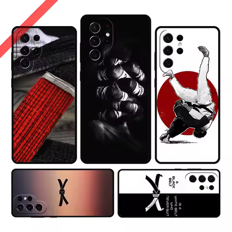 Janpan Judo Phone Case For Samsung Galaxy S20 FE S21 S10 S23 Plus S24 S22 Ultra Coque Note20 Note10 S9 S8 Cover Capa