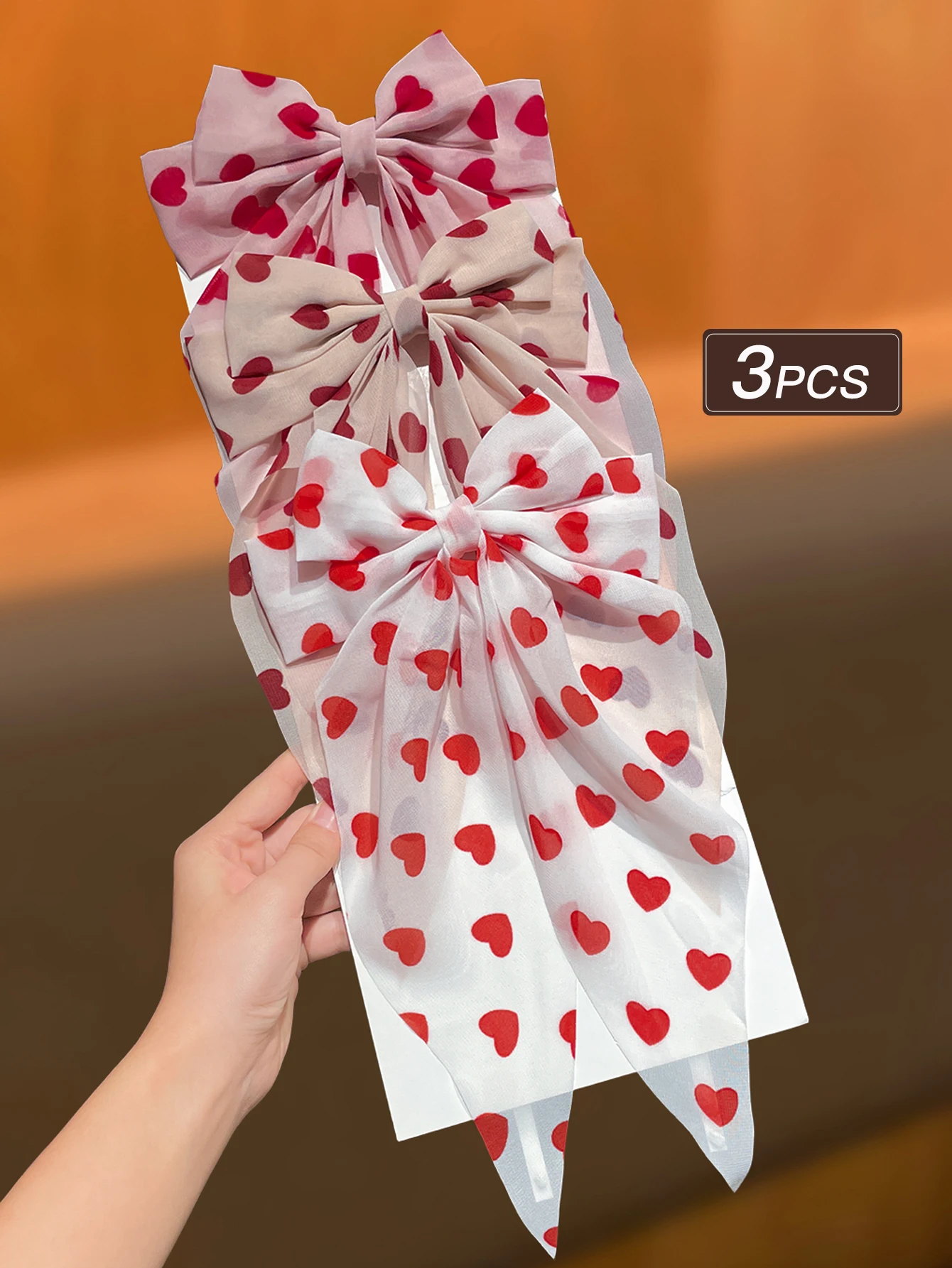 

3pcs Fashionable Ladies Butterfly Knot Hair Clips Cute Versatile Hair Accessories for Daily Use Ideal Gift Recommendation