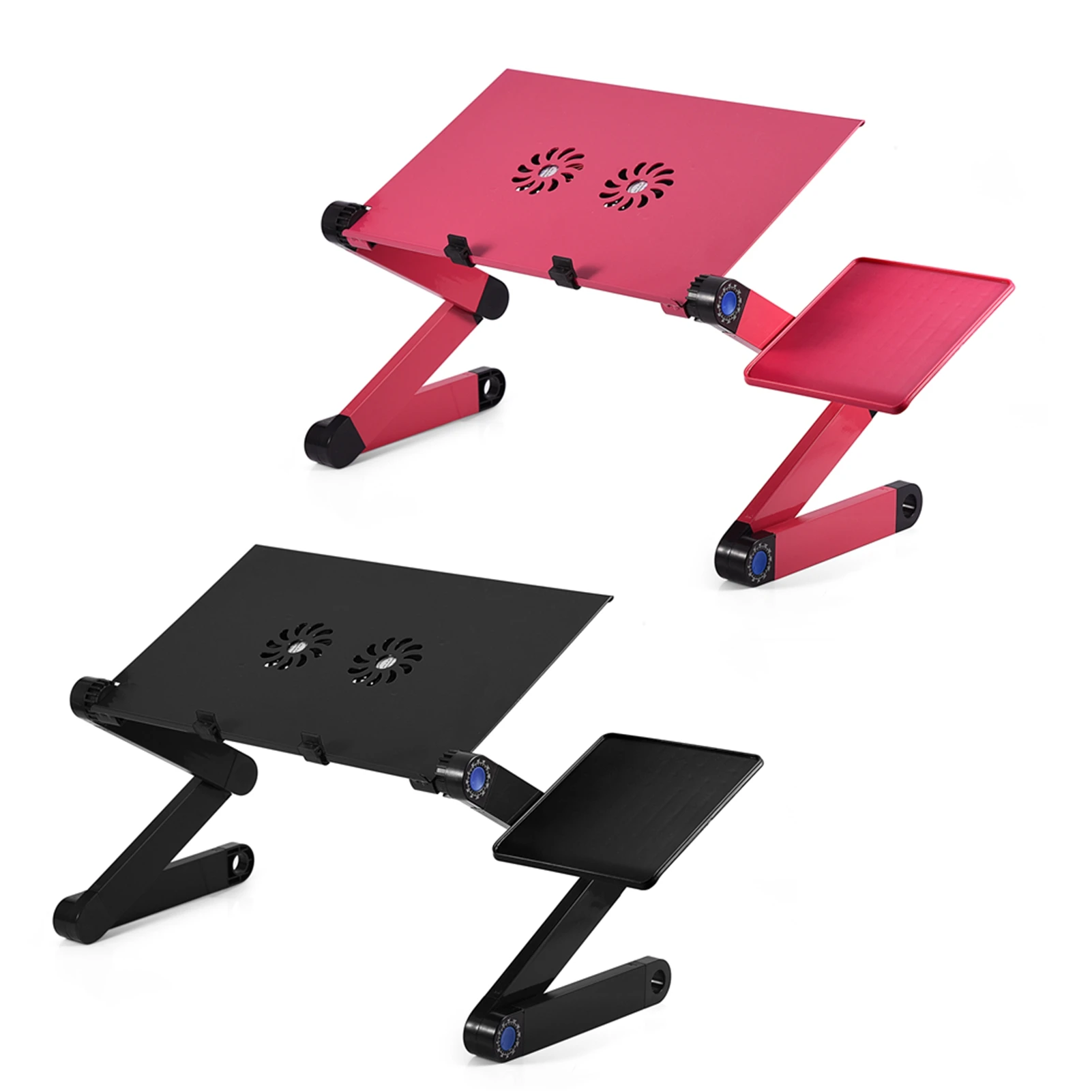 360° Adjustable Foldable Laptop Desk Table Stand Holder W/ Cooling  Fan Mouse Boad computer desk computer table laptop desk