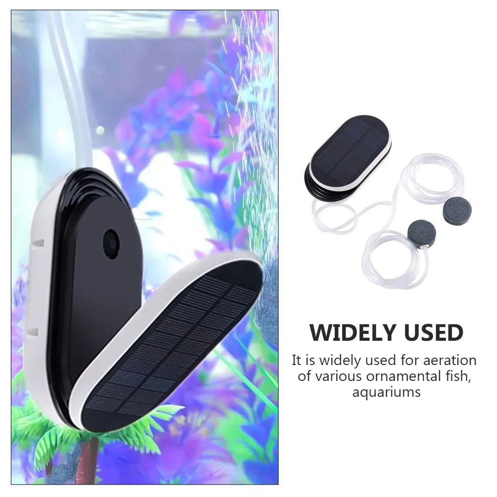 

1pc Solar Oxygen Aerator Portable Air Pump For Fish Tank Pond Oxygenation Tool Solar Powered Pool Pump Hydroponic Aerator