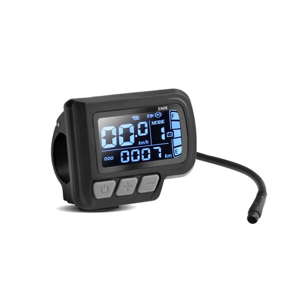 

Ebike LCD Display Screen Meter EN06 24V-48V Speed Controller for 2HAO Protocol Controllers MTB Accessories