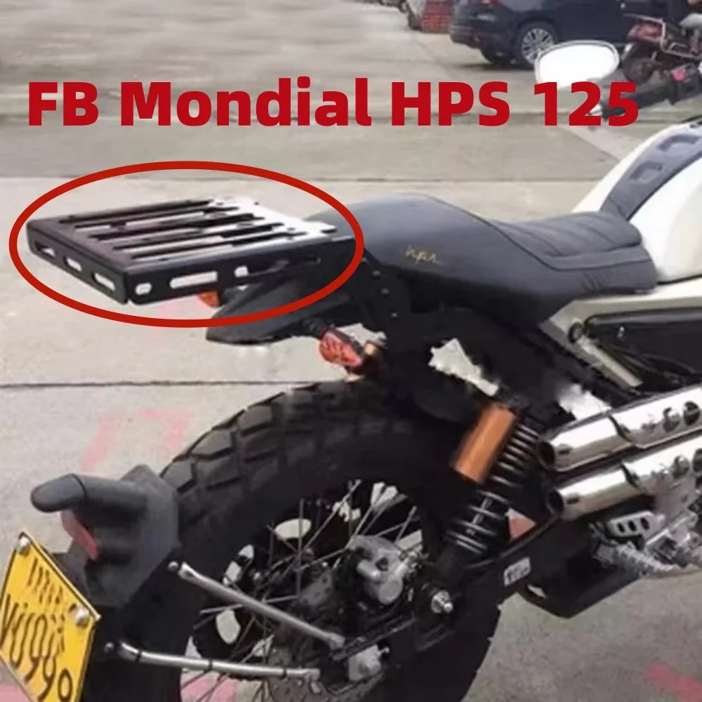 New Fit FB Mondial HPS 125 / HPS 300 Rear Seat Rack Bracket Luggage Carrier Cargo Shelf Support For FB Mondial HPS 125 HPS 300