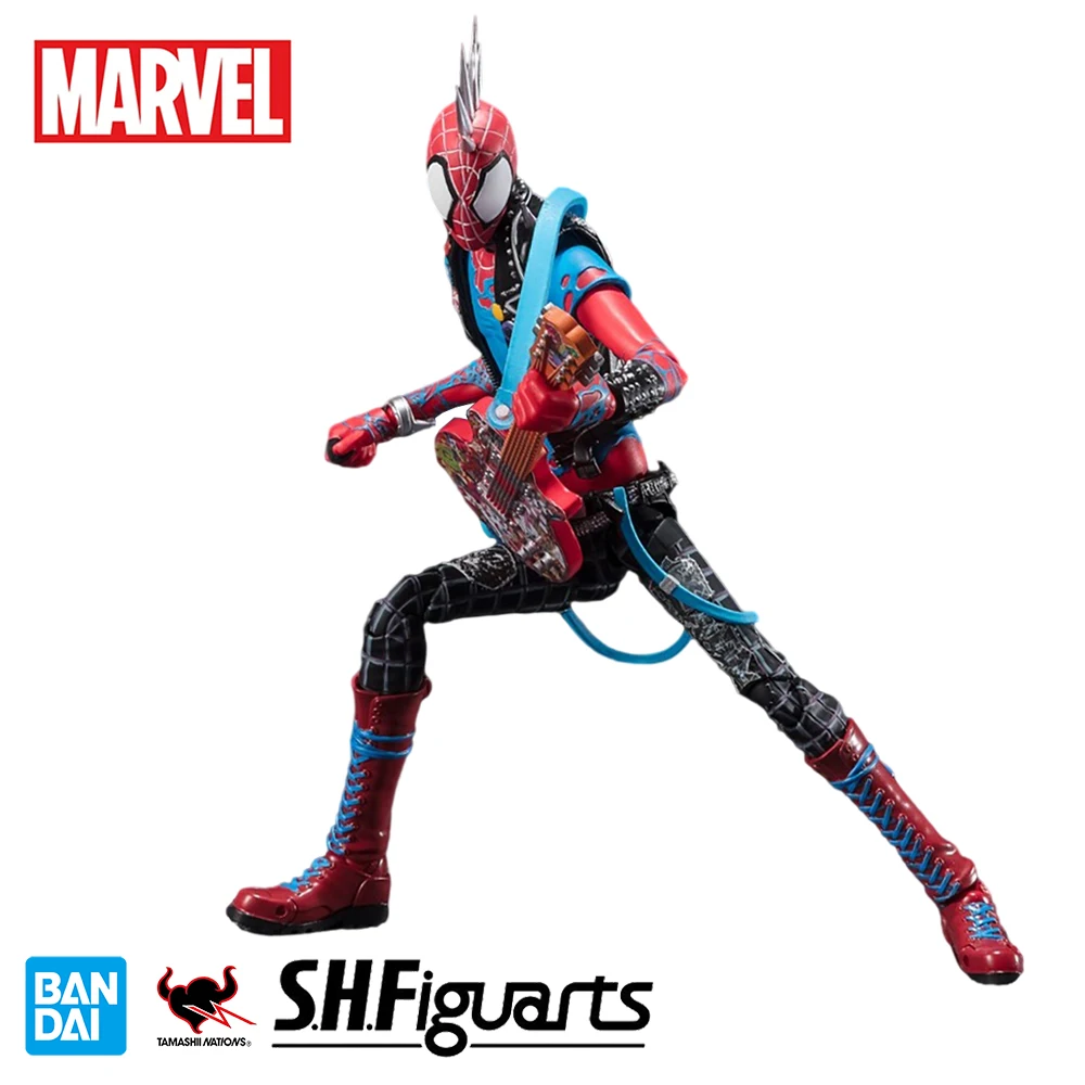 

Bandai Genuine Marvel S.H.Figuarts Spider-Punk ACROSS THE SPIDER-VERSE Anime Action Figure Toys Model Decorative Toy Gifts