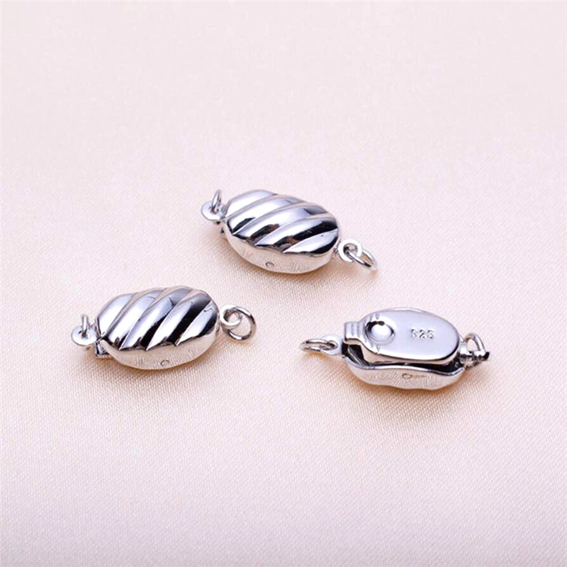 

1/2PCS Prevent Fading Twill 925 Silver / Gold / Rose Gold Three-color New Type DIY Necklace Bracelets Making Connector