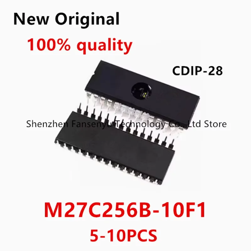 

(5-10pcs)100% New original M27C256B-10F1 M27C256B DIP28 Chipset