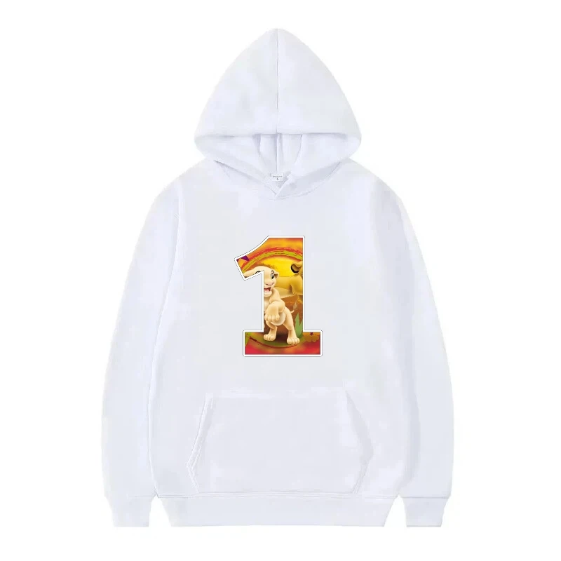 Disney le roi Lion lettre motif femme Kawaii gris printemps hauts amples vêtements pulls dames pas cher sweats à capuche hommes sweats