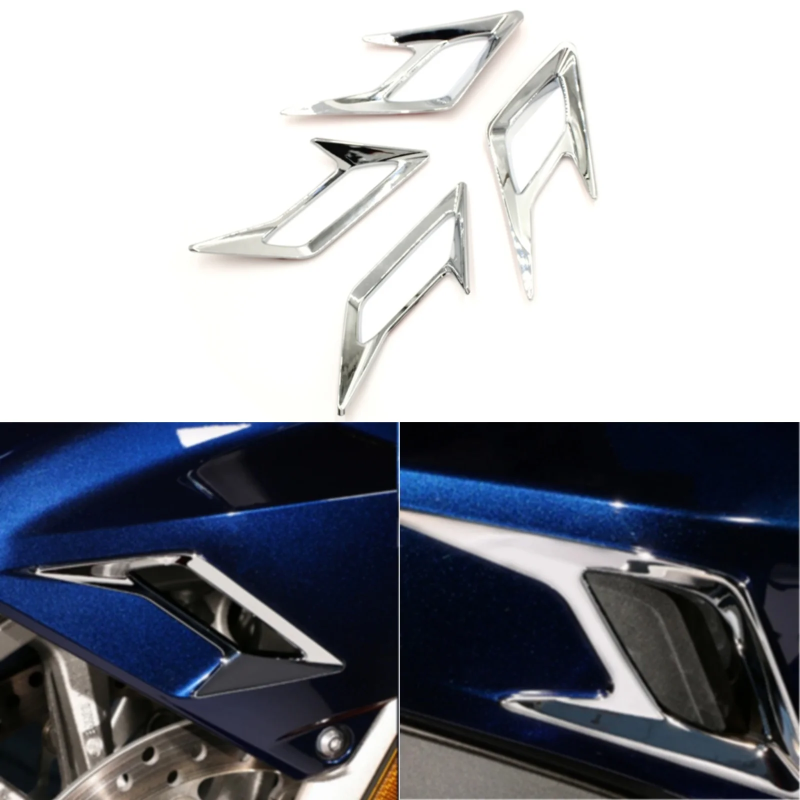 

For Honda Gold Wing GL1800 2018-2022 4pcs Motorcycle Decoration Moto Front And Rear Vents Modified Parts Cover Trim