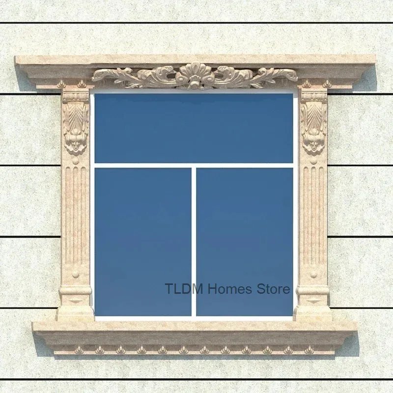 

Adjustable Roman Column Window Model ABS Multi Pattern Window Cover Molds European Villa Square Column Mold House Wall Decor