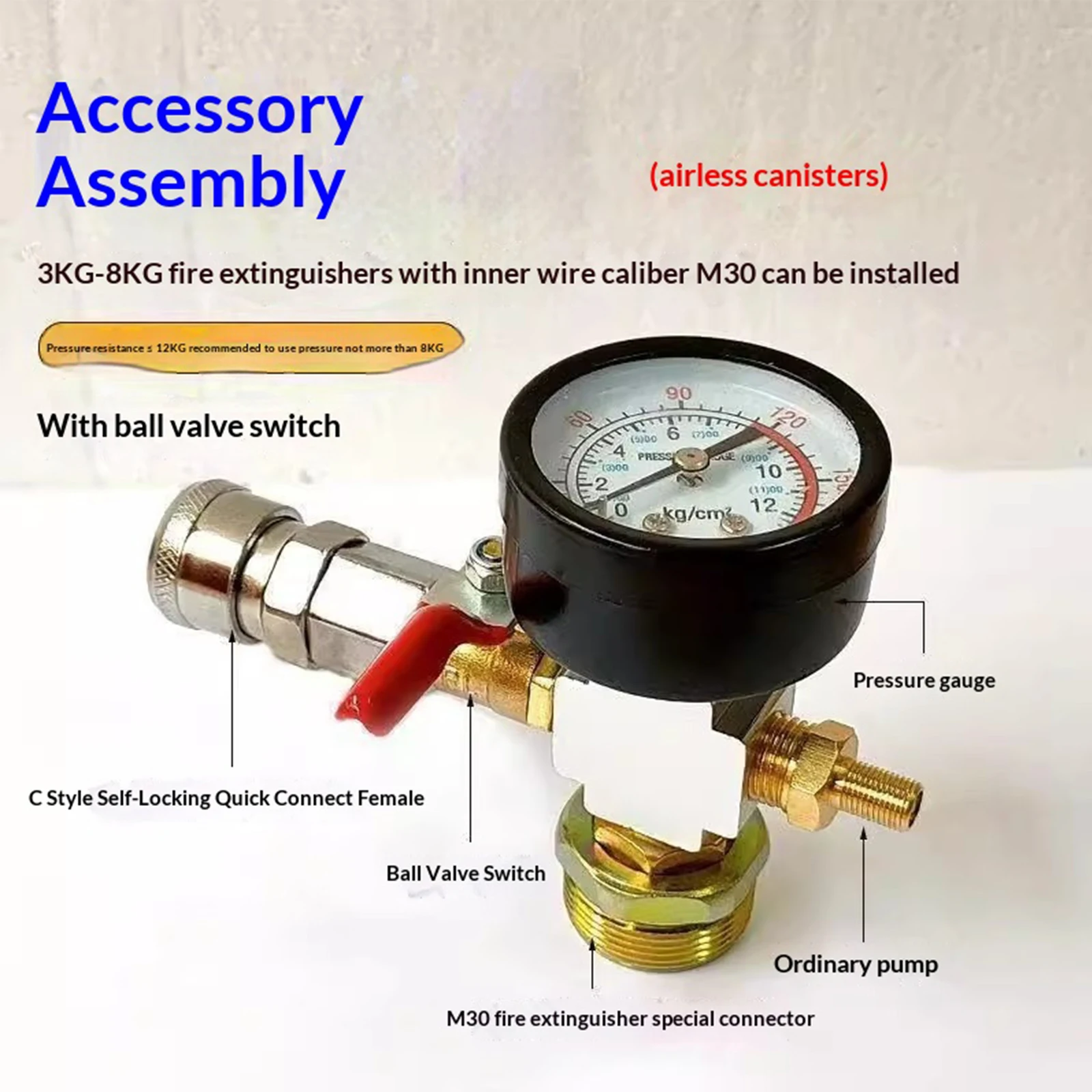 Adapter voor kleine luchttanks - Fire Extinguisher Small recensie en prijs