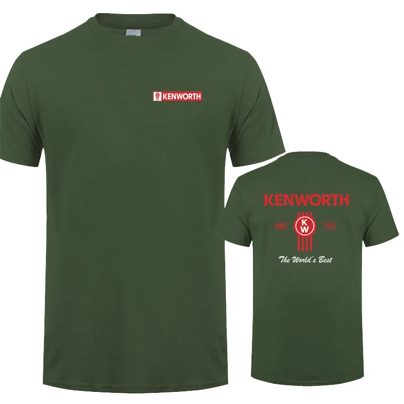 Kenworth Truck T Shirt Summer Men Cotton Short Sleeve Kenworth World‘s Best T-shirts Mans Gift Tees