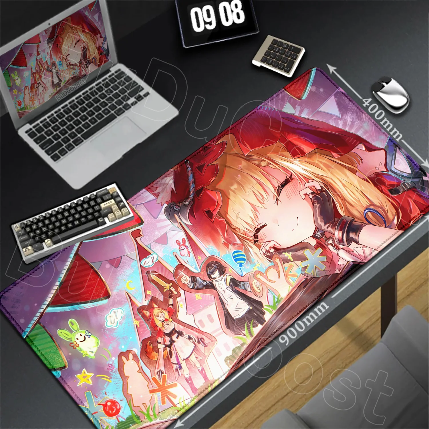 Game Girl Rossi Mouse pad Arknights Endfield HD Keyboard Mat Laptop pad Gaming PC Accessories XXL Large Desk Mat desk organizers