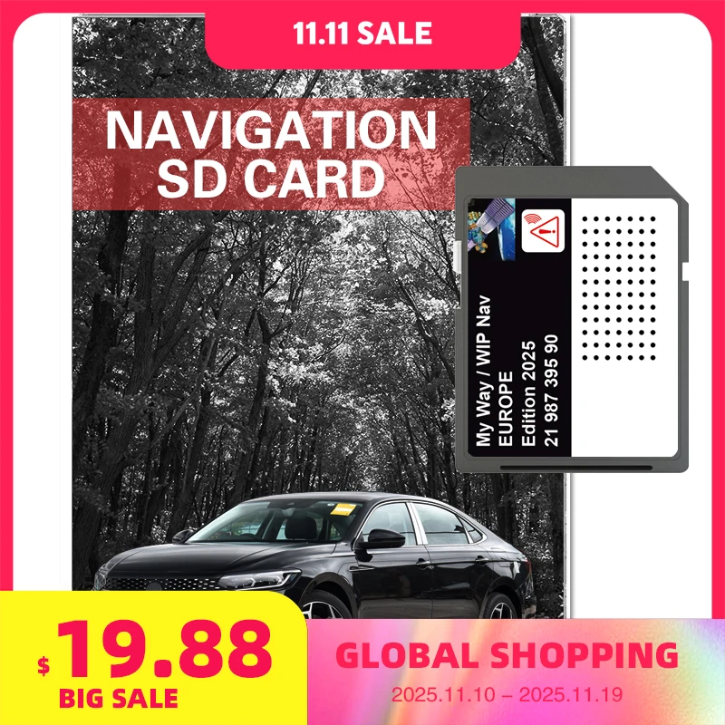 

MyWay Sat Nav 16GB Upgrade for Citroen C3 C4 C5 C8 Berlingo Dispatch Jumpy Car Europe Morocco map Navigation SD Card T1000-39240