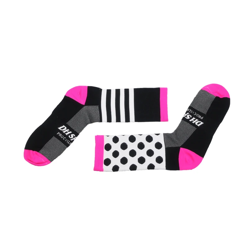 Calcetines deportivos profesionales DH para hombre y mujer, medias transpirables para proteger los pies, accesorios para bicicleta de carretera y ciclismo al aire libre, novedad