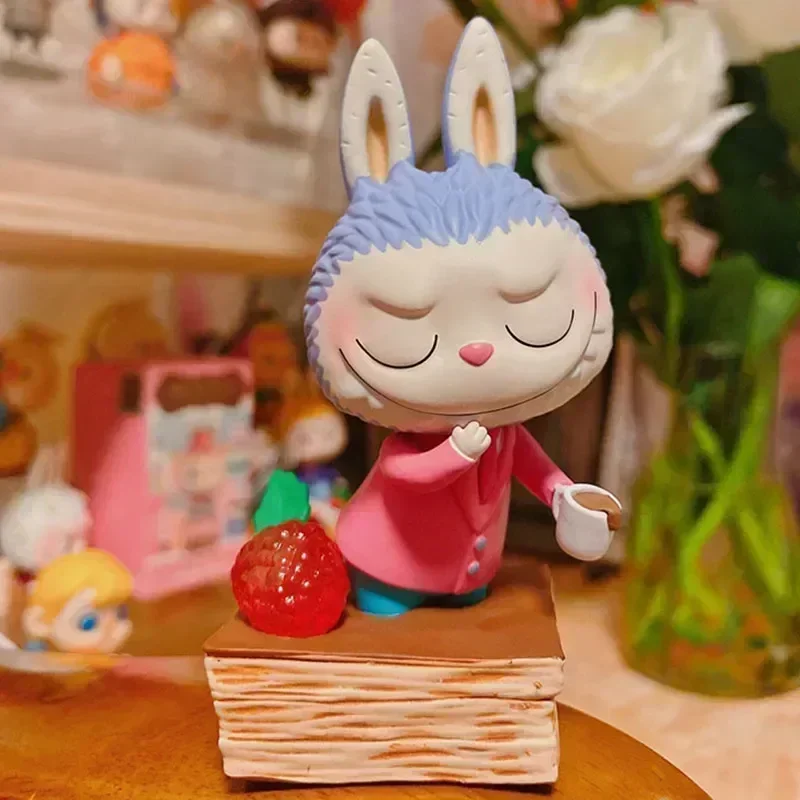 

POP MART LABUBU Elf Dessert Series Blind Box Toys Kawaii Anime Action Figure Caixa Caja Surprise Mystery Box Dolls Girls Gift