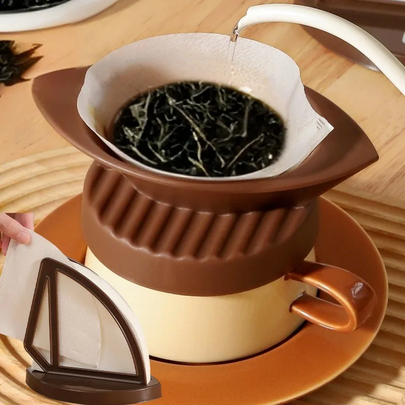 

Держатель фильтра для кофе в форме парусной лодки, стойка для приготовления кофе, многоразовый фильтр для кофе ручной работы, бумажная посуда для хранения кофе, инструменты для бариста